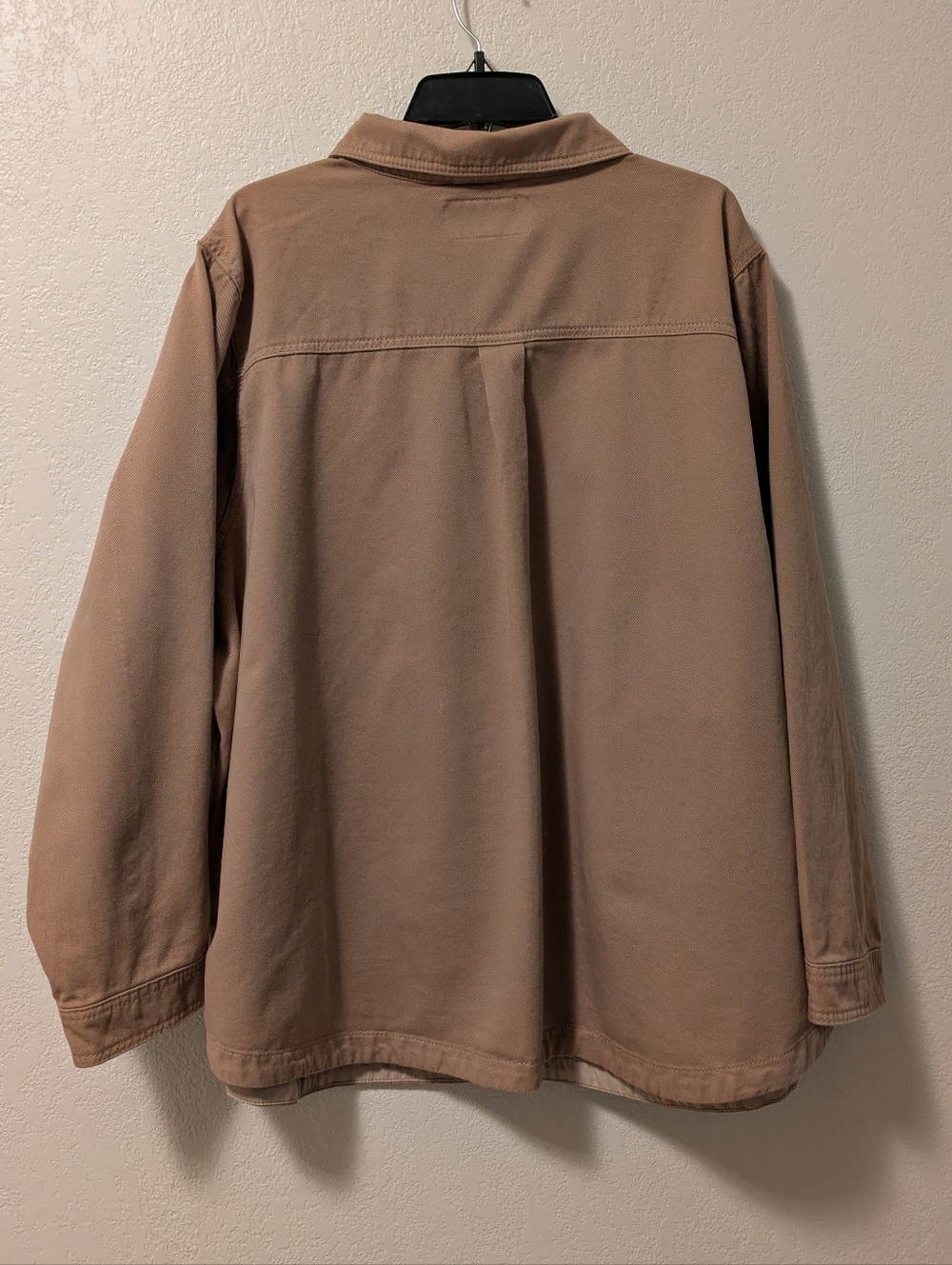 Torrid Tan Denim Shacket - Women's Lightweight Button-Front - Picture 10 of 12